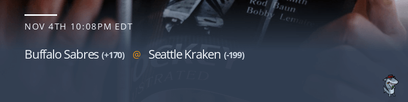 Buffalo Sabres vs. Seattle Kraken - November 4, 2021