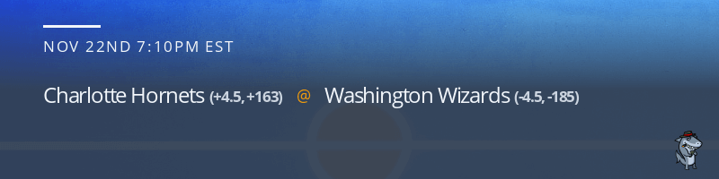 Charlotte Hornets vs. Washington Wizards - November 22, 2021