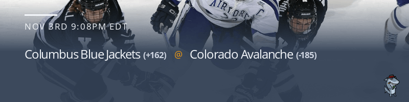 Columbus Blue Jackets vs. Colorado Avalanche - November 3, 2021