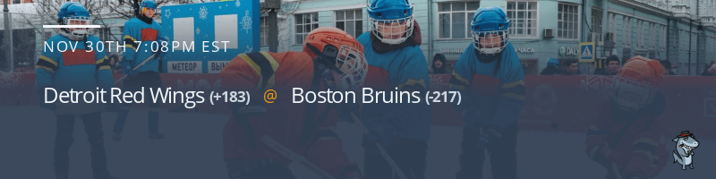 Detroit Red Wings vs. Boston Bruins - November 30, 2021