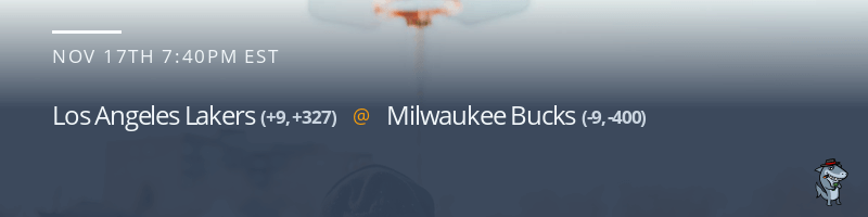 Los Angeles Lakers vs. Milwaukee Bucks - November 17, 2021