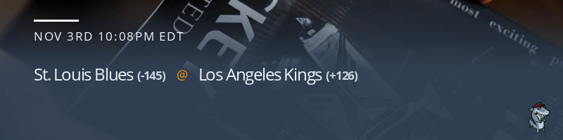 St. Louis Blues vs. Los Angeles Kings - November 3, 2021