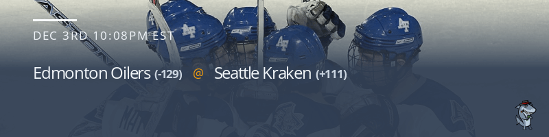 Edmonton Oilers vs. Seattle Kraken - December 3, 2021