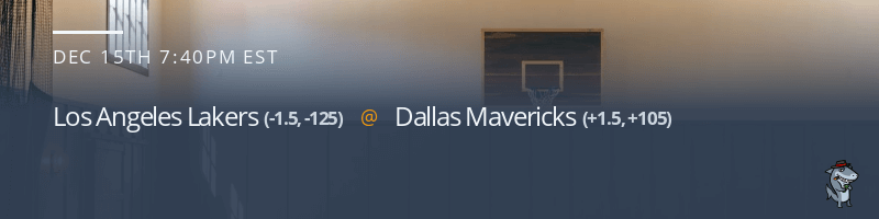 Los Angeles Lakers vs. Dallas Mavericks - December 15, 2021