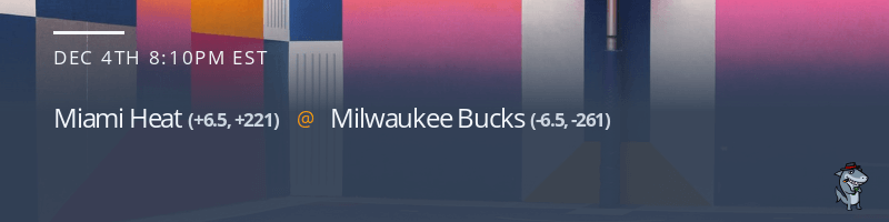 Miami Heat vs. Milwaukee Bucks - December 4, 2021