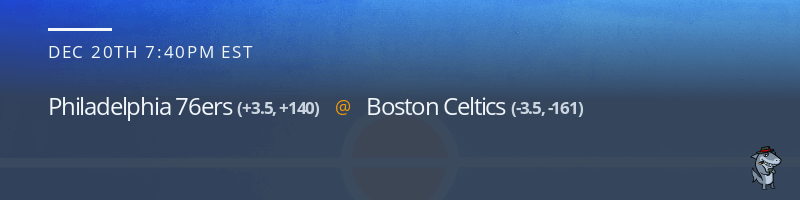 Philadelphia 76ers vs. Boston Celtics - December 20, 2021