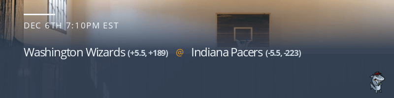 Washington Wizards vs. Indiana Pacers - December 6, 2021