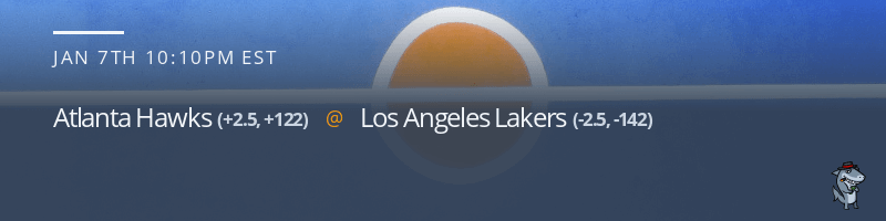 Atlanta Hawks vs. Los Angeles Lakers - January 7, 2022