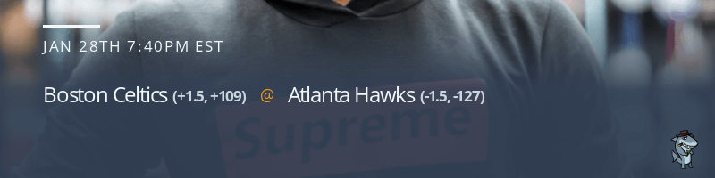 Boston Celtics vs. Atlanta Hawks - January 28, 2022