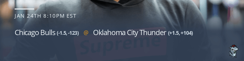 Chicago Bulls vs. Oklahoma City Thunder - January 24, 2022