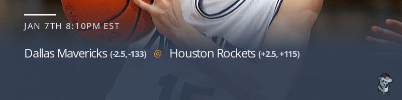 Dallas Mavericks vs. Houston Rockets - January 7, 2022