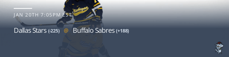 Dallas Stars vs. Buffalo Sabres - January 20, 2022