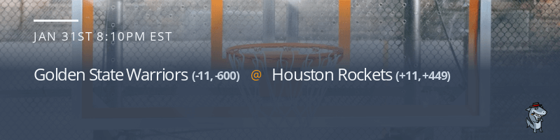 Golden State Warriors vs. Houston Rockets - January 31, 2022