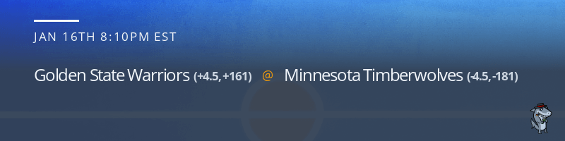 Golden State Warriors vs. Minnesota Timberwolves - January 16, 2022