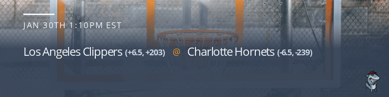 Los Angeles Clippers vs. Charlotte Hornets - January 30, 2022