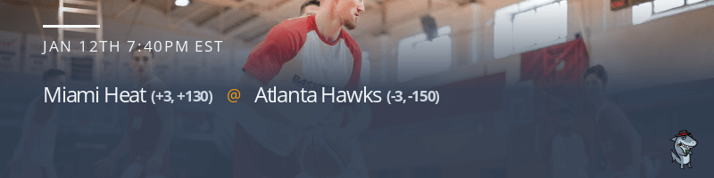 Miami Heat vs. Atlanta Hawks - January 12, 2022