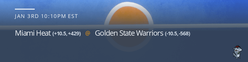 Miami Heat vs. Golden State Warriors - January 3, 2022