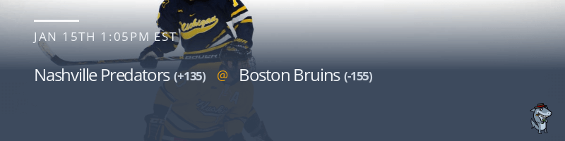 Nashville Predators vs. Boston Bruins - January 15, 2022