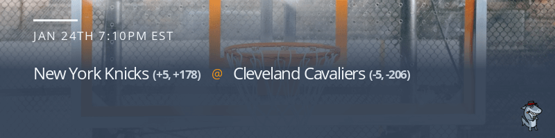 New York Knicks vs. Cleveland Cavaliers - January 24, 2022