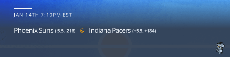 Phoenix Suns vs. Indiana Pacers - January 14, 2022