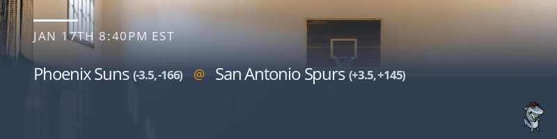 Phoenix Suns vs. San Antonio Spurs - January 17, 2022