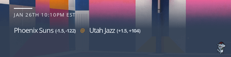 Phoenix Suns vs. Utah Jazz - January 26, 2022