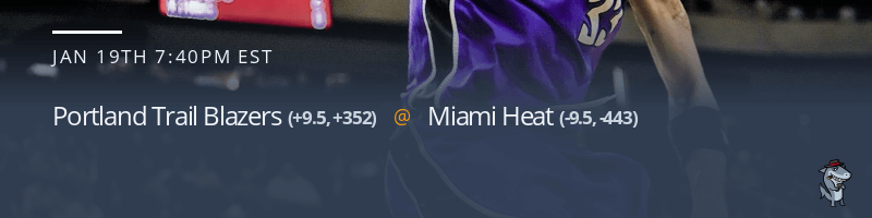 Portland Trail Blazers vs. Miami Heat - January 19, 2022