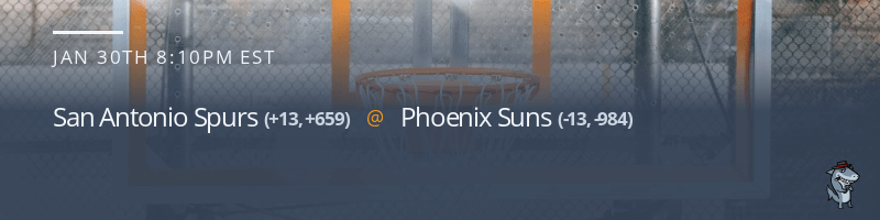 San Antonio Spurs vs. Phoenix Suns - January 30, 2022