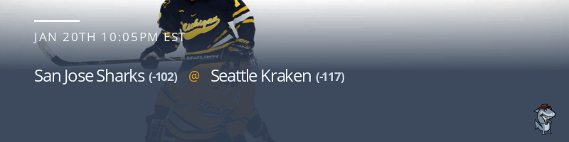 San Jose Sharks vs. Seattle Kraken - January 20, 2022