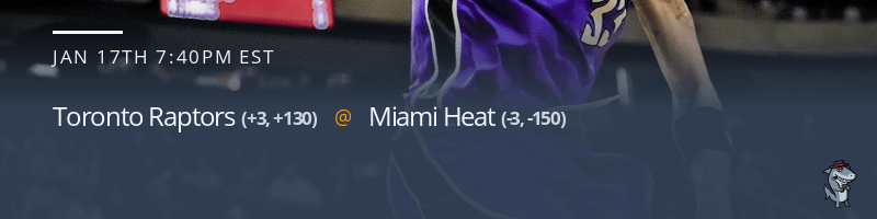 Toronto Raptors vs. Miami Heat - January 17, 2022