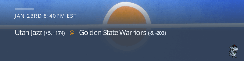 Utah Jazz vs. Golden State Warriors - January 23, 2022