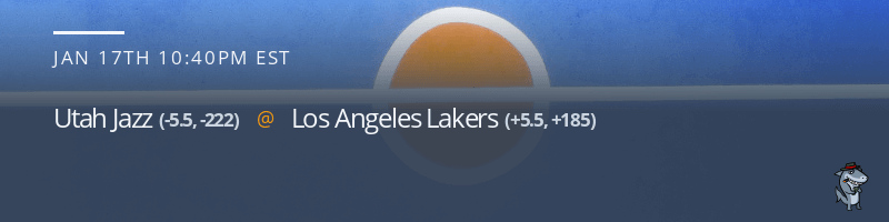 Utah Jazz vs. Los Angeles Lakers - January 17, 2022