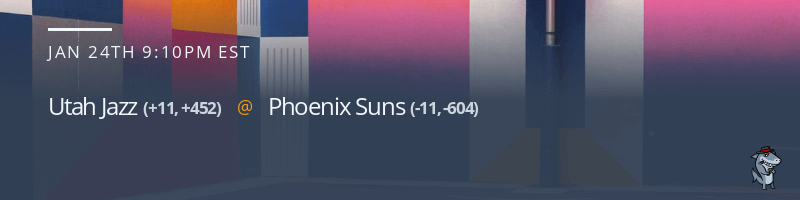 Utah Jazz vs. Phoenix Suns - January 24, 2022