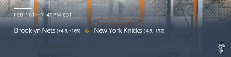 Brooklyn Nets vs. New York Knicks - February 16, 2022