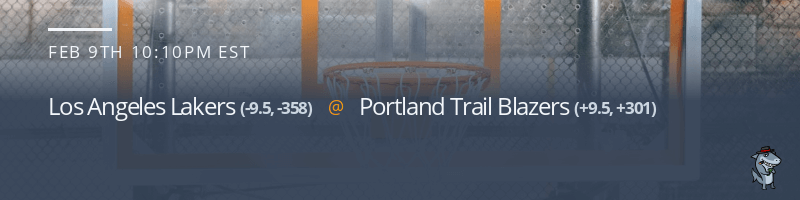 Los Angeles Lakers vs. Portland Trail Blazers - February 9, 2022