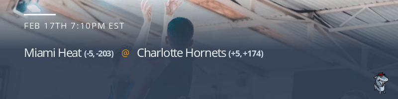 Miami Heat vs. Charlotte Hornets - February 17, 2022