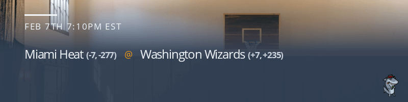 Miami Heat vs. Washington Wizards - February 7, 2022