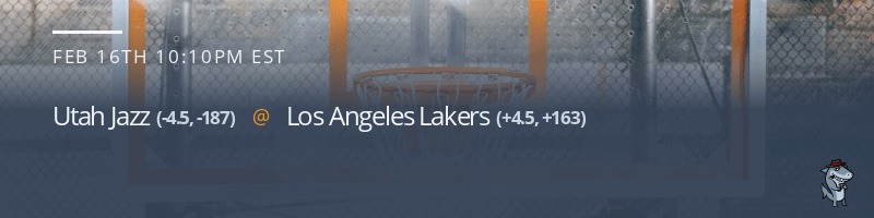 Utah Jazz vs. Los Angeles Lakers - February 16, 2022