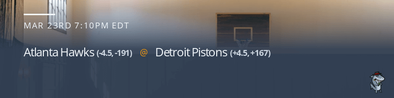 Atlanta Hawks vs. Detroit Pistons - March 23, 2022