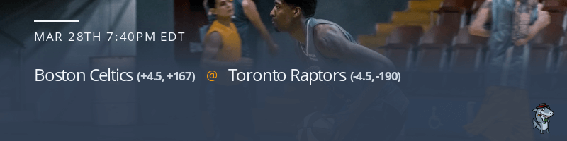 Boston Celtics vs. Toronto Raptors - March 28, 2022