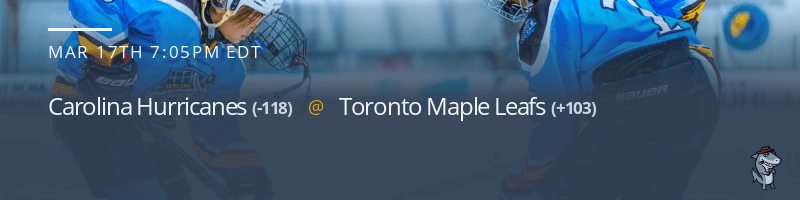 Carolina Hurricanes vs. Toronto Maple Leafs - March 17, 2022