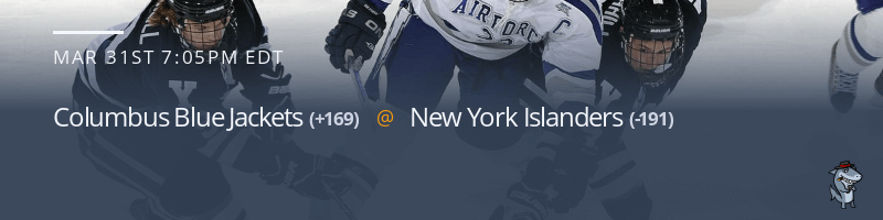 Columbus Blue Jackets vs. New York Islanders - March 31, 2022