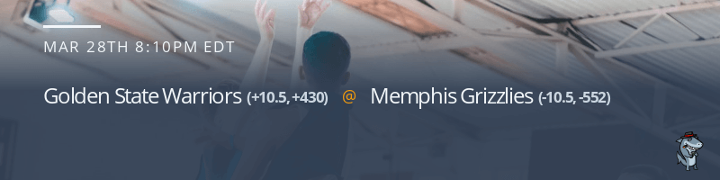 Golden State Warriors vs. Memphis Grizzlies - March 28, 2022