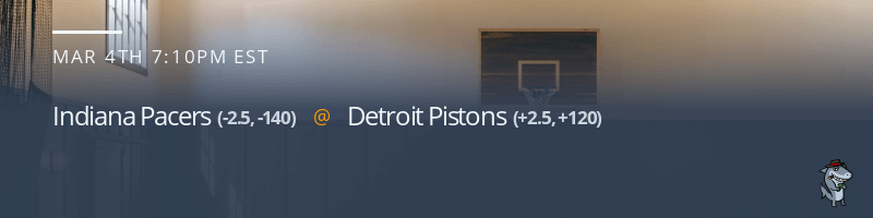 Indiana Pacers vs. Detroit Pistons - March 4, 2022