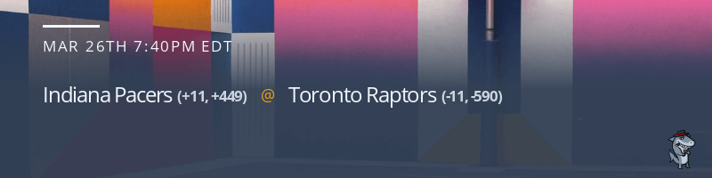 Indiana Pacers vs. Toronto Raptors - March 26, 2022