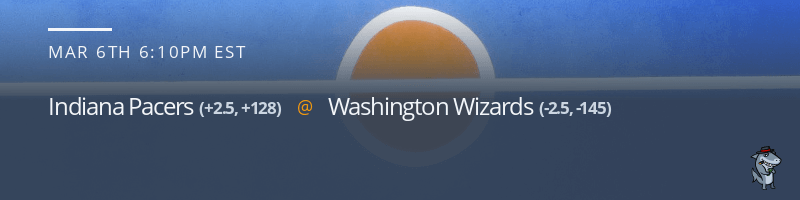 Indiana Pacers vs. Washington Wizards - March 6, 2022