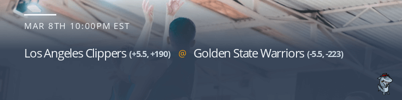 Los Angeles Clippers vs. Golden State Warriors - March 8, 2022