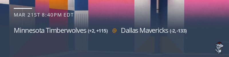 Minnesota Timberwolves vs. Dallas Mavericks - March 21, 2022