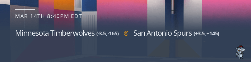 Minnesota Timberwolves vs. San Antonio Spurs - March 14, 2022