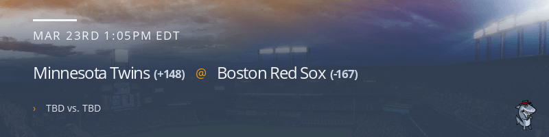 Minnesota Twins @ Boston Red Sox - March 23, 2022